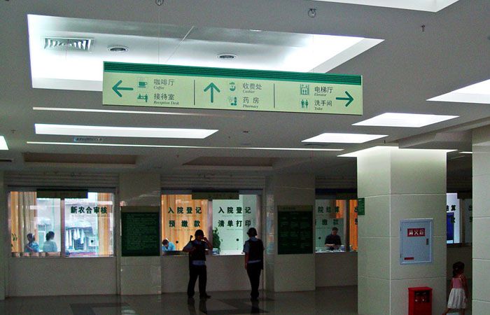 醫院方向指引吊牌