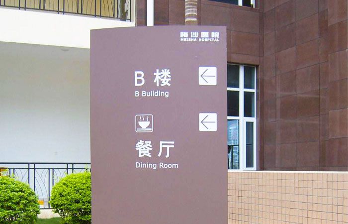 醫院戶外指引標識
