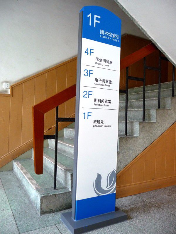 學校圖書館樓層索引